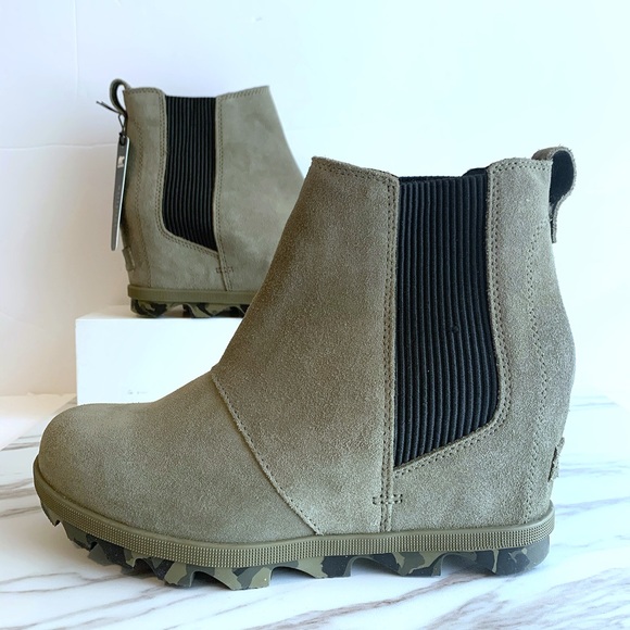 Sorel Sage Gray Joan of arctic Wedge II Chelsea - Picture 3 of 10